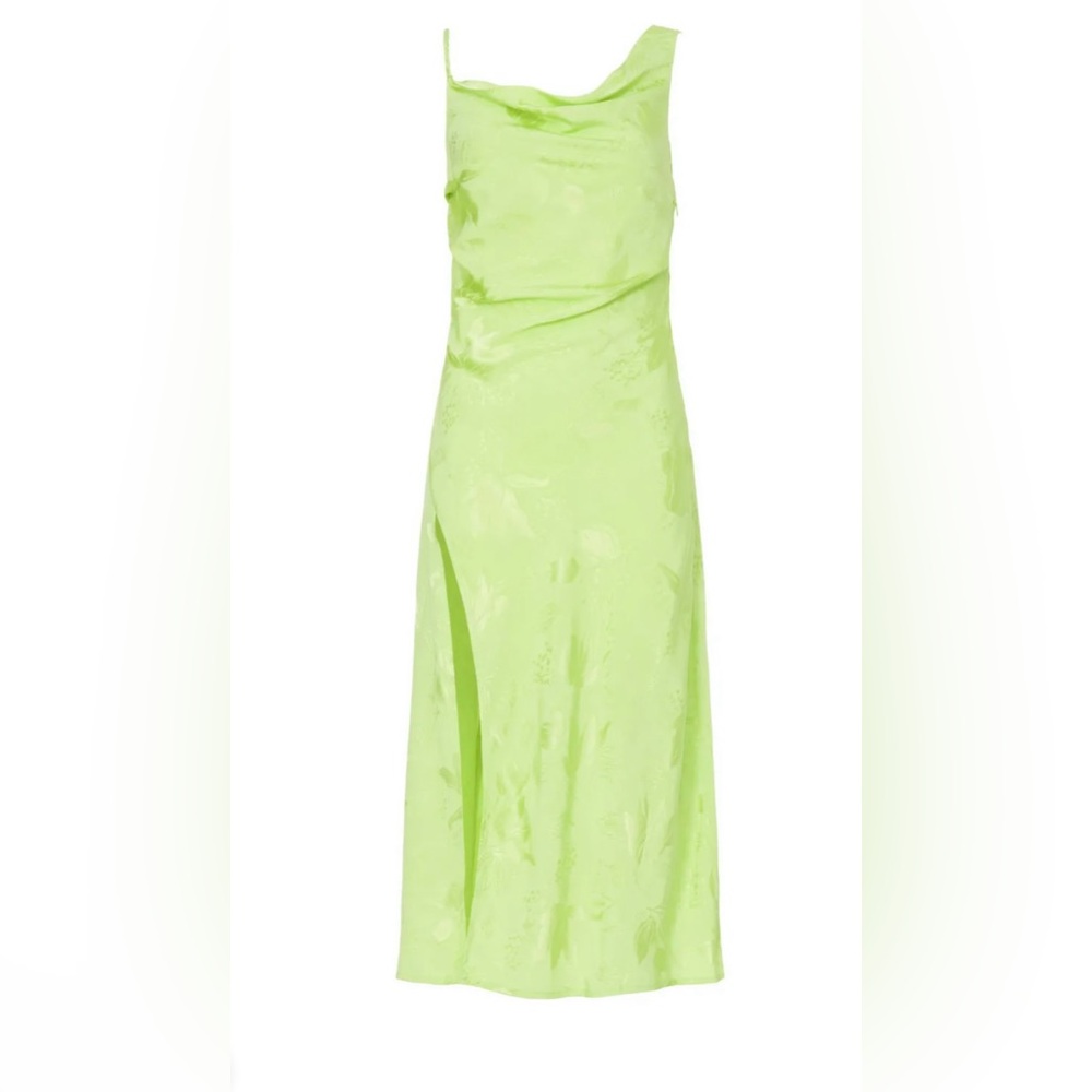 For Love and Lemons Elegant Lime Green Dress